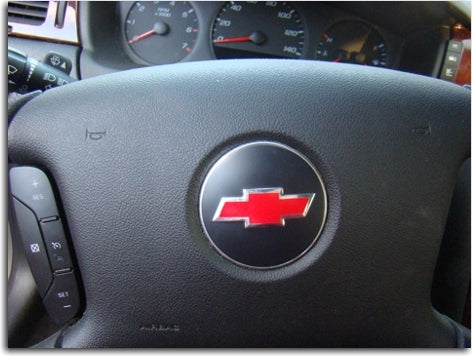 Chevy bowtie deals steering wheel cover