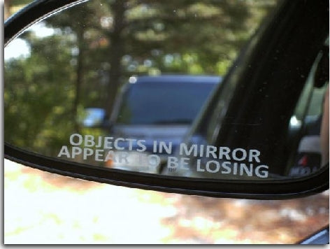 Rear View Mirror Sticker, Car Mirror Decal, Car Decal for Women