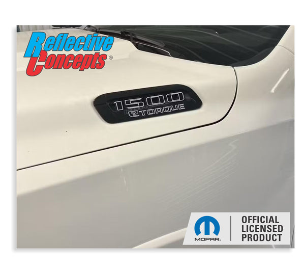 V6 eTORQUE Hood Emblem Decals