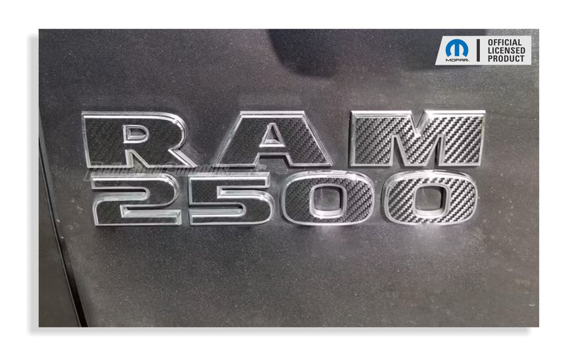 RAM 2500 Emblem Overlay Decals   - 2013-2018 Ram 2500