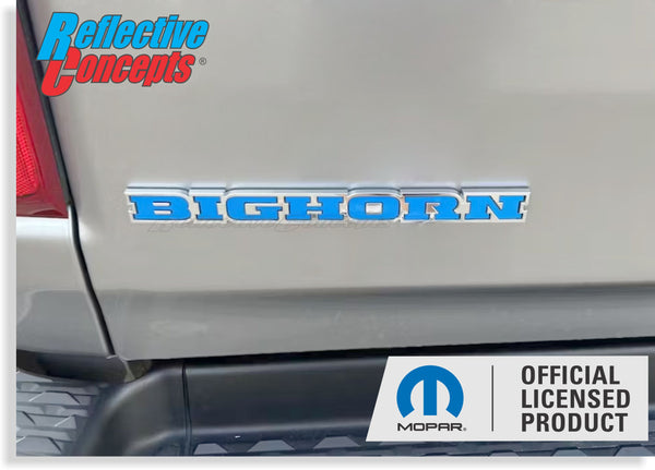 BIGHORN Emblem Inlay Decal - 2019-2025 Ram Big Horn