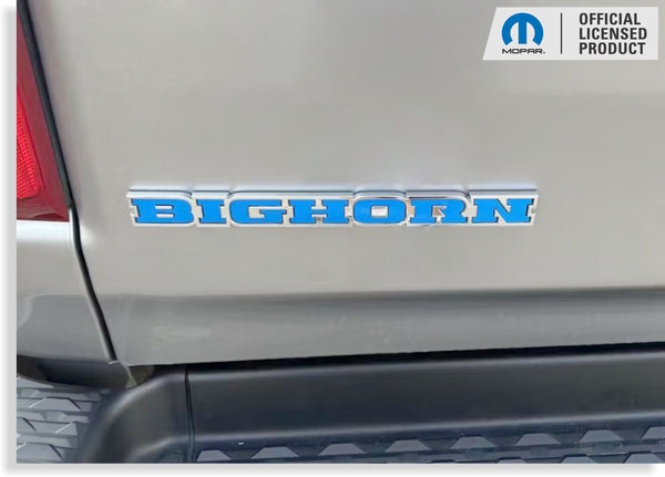 BIGHORN Emblem Inlay Decal - 2019-2025 Ram Big Horn