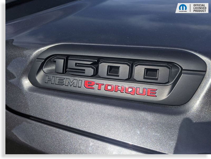 1500 HEMI eTORQUE Hood Emblem Decals