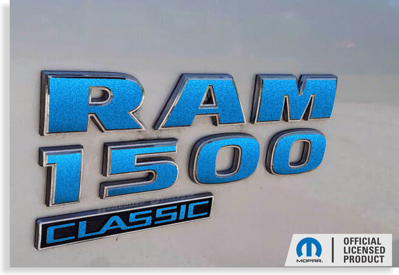 RAM 1500 Emblem Overlay Decals   - 2019-2024 Ram 1500 Classic