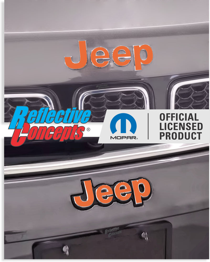 Jeep Emblem Overlay Decals   - Jeep Compass MP 2017-2024