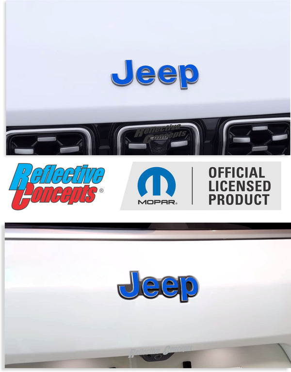 Jeep Emblem Overlay Decals   - 2021-2024 Grand Cherokee L
