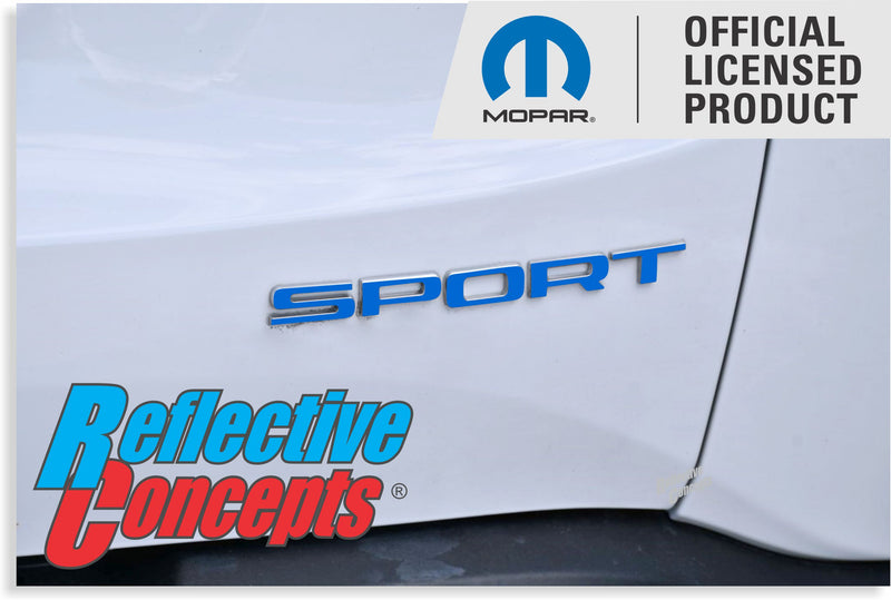 SPORT Emblem Overlay Decal   - Jeep Renegade