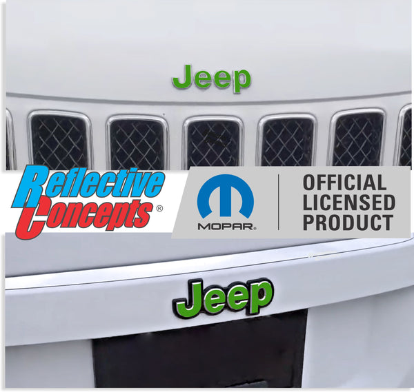 Jeep Emblem Overlay Decals   - Jeep Compass  MK 2014-2017