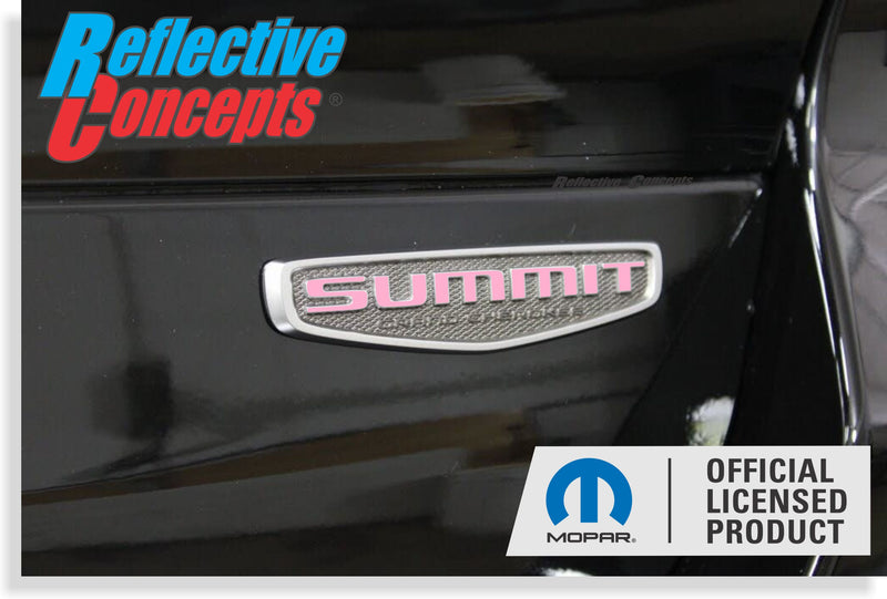 SUMMIT Emblem Overlay Decal - 2021-2024 Grand Cherokee L