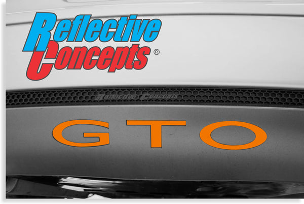 Rear Lettering Inlay Decal - GTO