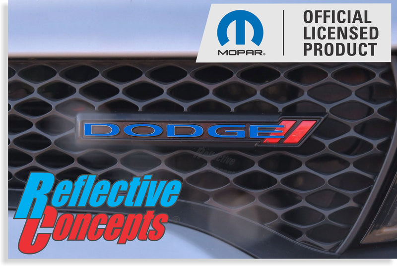 DODGE Grille Emblem Overlay Decal -  2013-2023 Charger