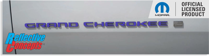 Door Emblem Overlay Decals  - 2021-2024 Grand Cherokee L