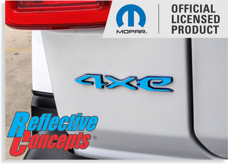 4xe Liftgate Emblem Overlay Decal  - 2021-2024 Wrangler 4xe