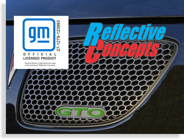 GTO Grille Emblem Overlay Decal