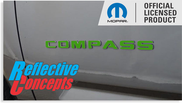 COMPASS Door Emblem Overlay Decals   - 2011-2017 Jeep Compass