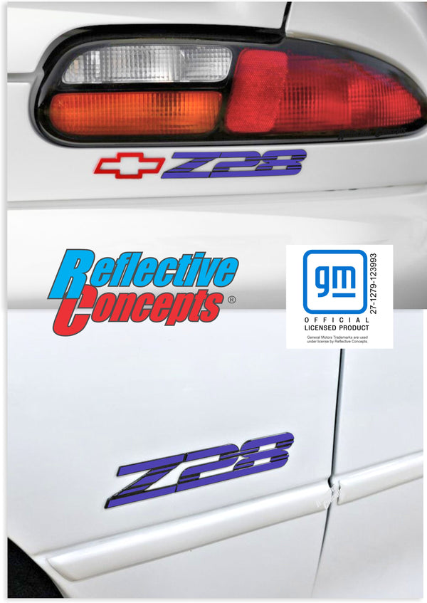 Z28 Badge Overlay Decals (set of 3) - 93-02 Camaro Z28