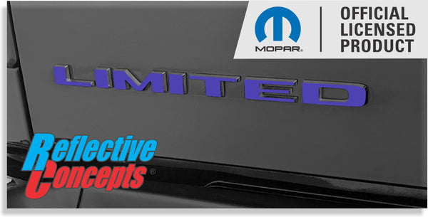 LIMITED Tailgate Emblem Overlay Decal - 2019-2025 Ram Limited 1500