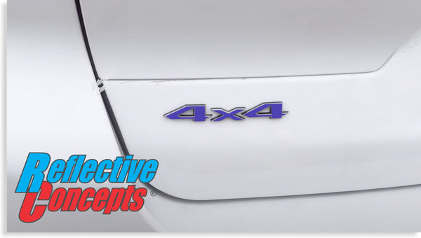 4x4 Emblem Overlay Decal - 2022-2024 Jeep Grand Cherokee