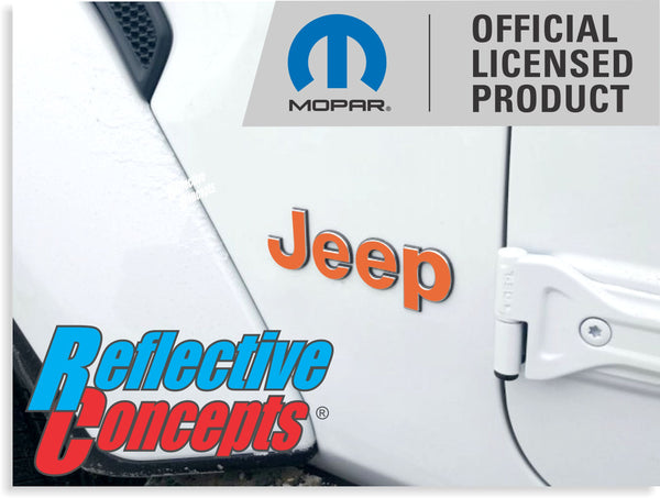 Jeep Fender Emblem Overlay Decals  - 2018-2024 Wrangler JL