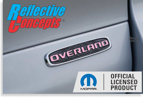 OVERLAND Emblem Overlay Decal - 2022-2024 Grand Cherokee Overland