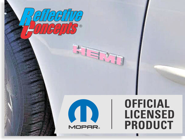 Hemi Fender Emblem Overlay Decals (pair)  - 2006-2010 Dodge Charger R/T