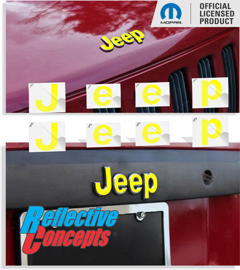 Jeep Emblem Overlay Decals   - Jeep Compass  2007-2013