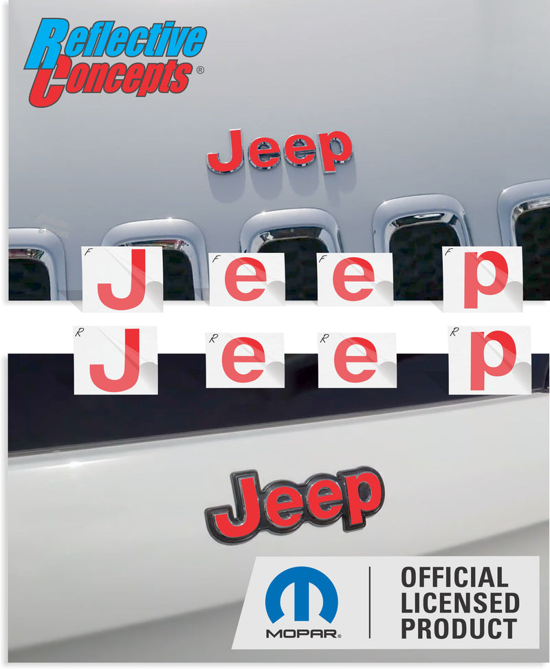 JEEP Emblem Overlay Decals   - Jeep Cherokee