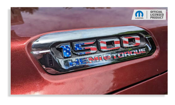 1500 HEMI eTORQUE Hood Emblem Decals