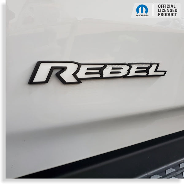 REBEL Emblem Inlay Decal - 2019-2025 Ram 1500 Rebel