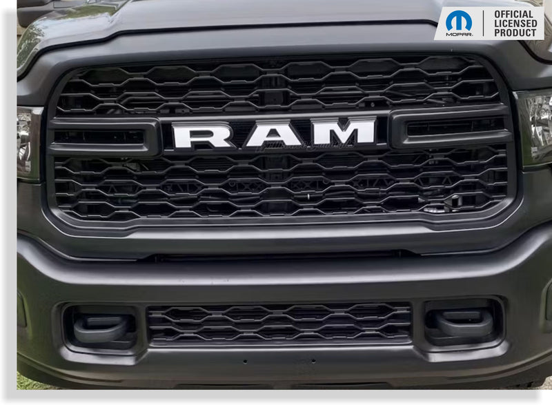 RAM Grille Emblem Overlay Decal   - 2019-2024 Ram 2500 3500