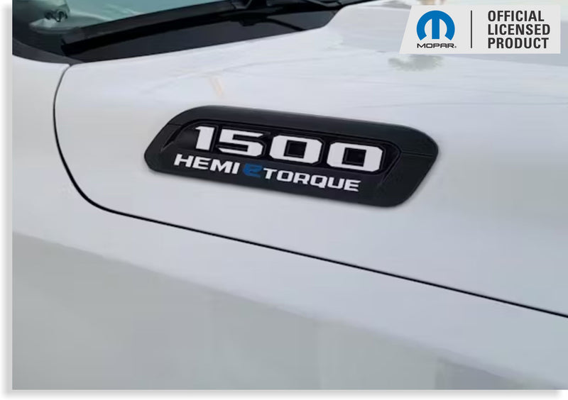 1500 HEMI eTORQUE Hood Emblem Decals