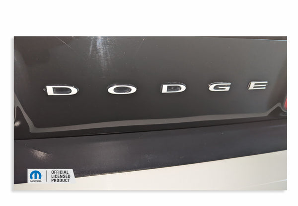 DODGE Trunk Lettering Emblem Overlay Decal - 2015-2023 Challenger