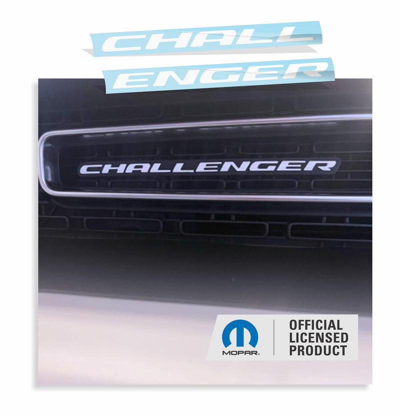 CHALLENGER Grille Emblem Overlay Decal - 2015-2023 Challenger