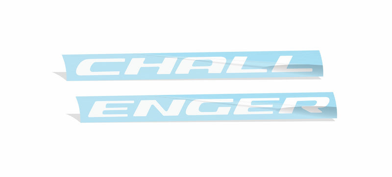 CHALLENGER Grille Emblem Overlay Decal - 2015-2023 Challenger