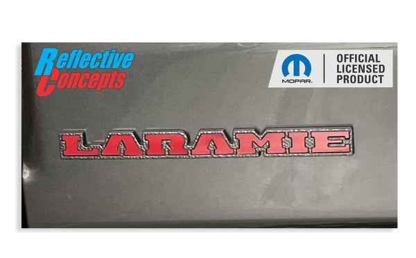 LARAMIE Tailgate Emblem Inlay Decal - 2019-2025 Ram Laramie 1500