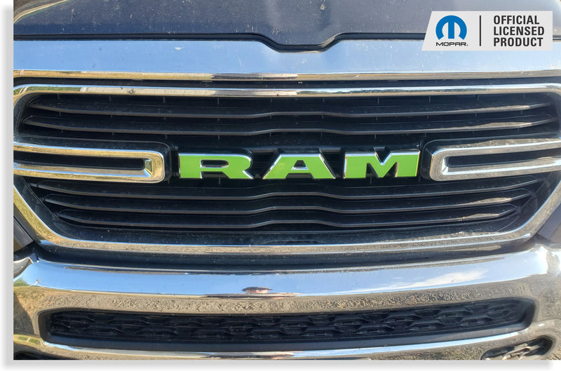 RAM Grille Emblem Overlay Decal   - 2019-2024 Ram 1500