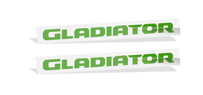 GLADIATOR Fender Overlay Decal Stickers  - 2020-2024 Gladiator