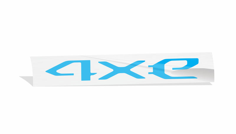 4xe Liftgate Emblem Overlay Decal  - 2021-2024 Wrangler 4xe