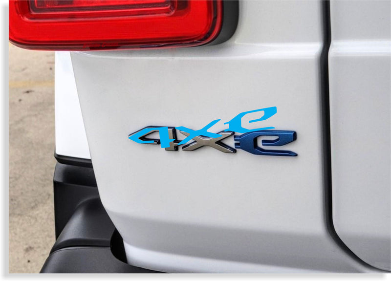 4xe Liftgate Emblem Overlay Decal  - 2021-2024 Wrangler 4xe