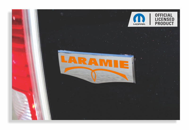 Laramie Tailgate Emblem Overlay Decals   - 2009-2018 Ram Laramie