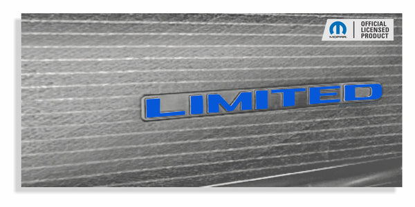 LIMITED Glove Box Overlay Decal  - 2019 2020 2021 2022 2024 Ram Limited