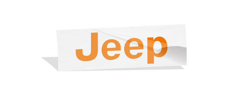 JEEP Steering Wheel Emblem Overlay Decal   - 2020-2024 Gladiator