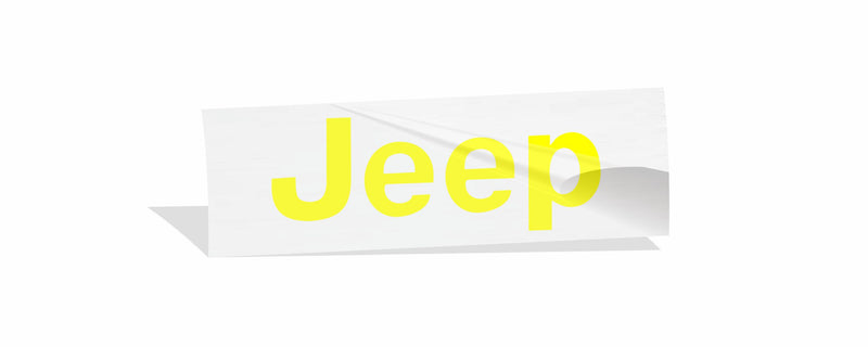 JEEP Steering Wheel Lettering Overlay Decal   - 11-21 Compass