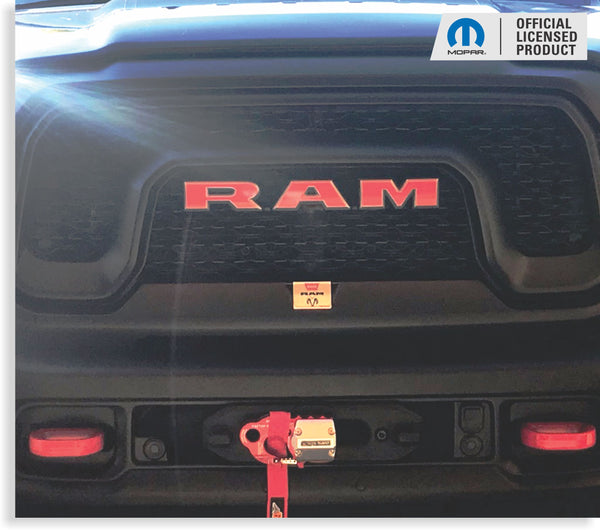 RAM Grille Emblem Overlay Decal   - 2019-2024 Ram 2500 Power Wagon