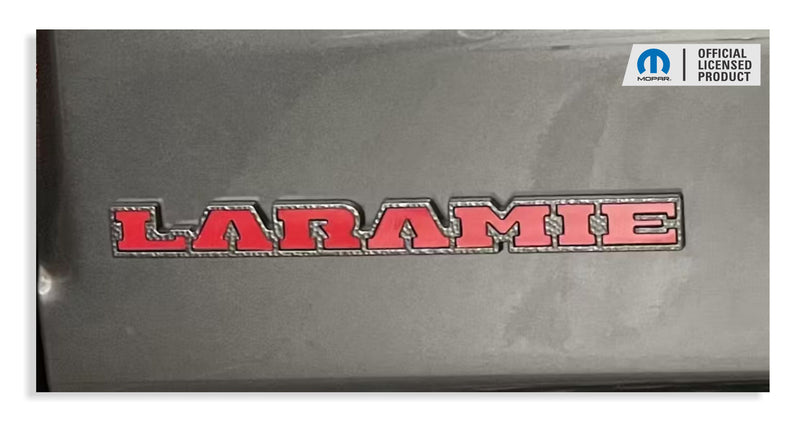 LARAMIE Tailgate Emblem Inlay Decal - 2019-2025 Ram Laramie 1500