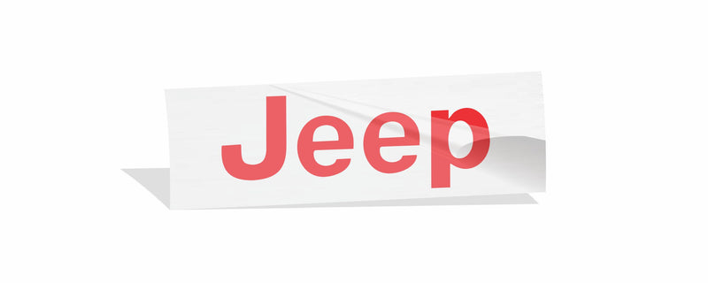 JEEP Steering Wheel Emblem Overlay Decal   - 18-24 Wrangler JL