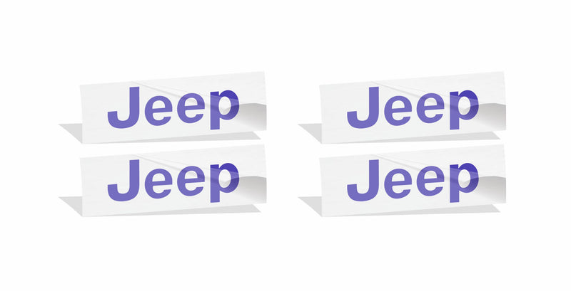 JEEP Center Cap Overlay Decals for Compass