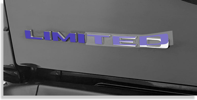 LIMITED Tailgate Emblem Overlay Decal - 2019-2025 Ram Limited 1500