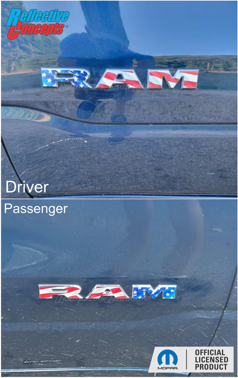 RAM Door Emblem Overlay Decals   - 2019-2025 Ram