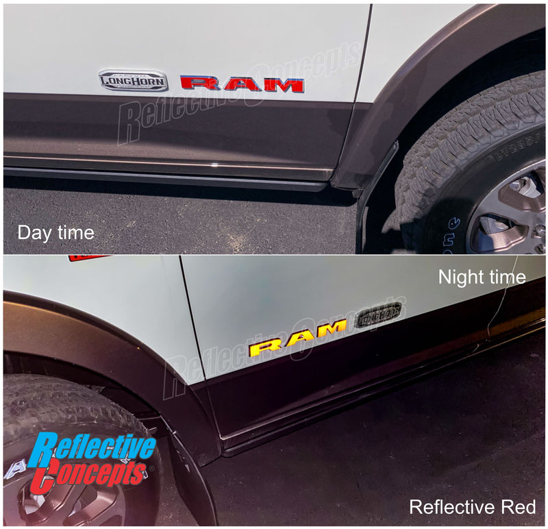 RAM Door Emblem Overlay Decals   - 2019-2025 Ram